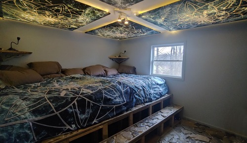 Family Bed, Dinner Included, Shared Library