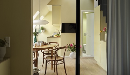 One-Bedroom Attic Apartment for 4