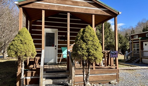 Panoramic Cabin, Private Bathroom, Mountain View (Raccoon Run)