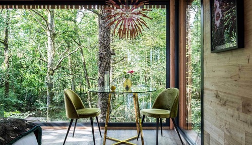 Design Suite Sauna and Jacuzzi, 1 King bed - Moody Wood by Cedric Marcillac