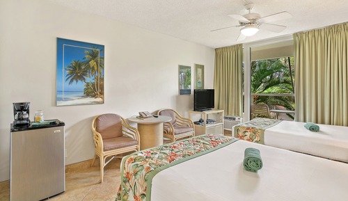 Hotel Room, Garden View