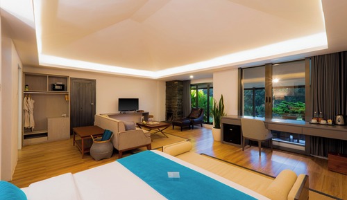 Premium Suite, 1 King Bed, Garden Area (Chalet)