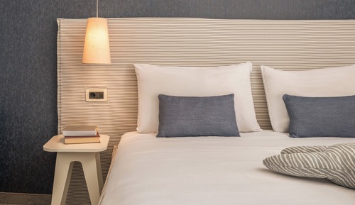 Comfort double seaside room with French balcony