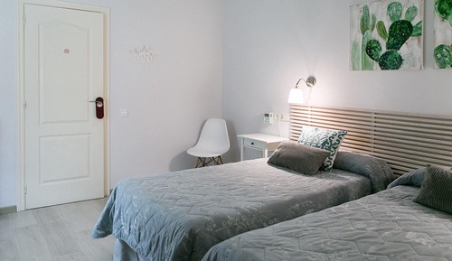 Double Room, Shared Bathroom (Interior - 2 Beds)