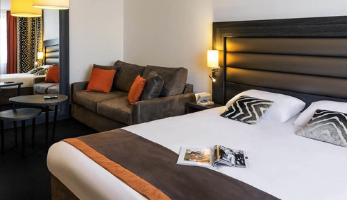 Family Room, 1 King Bed with Sofa bed