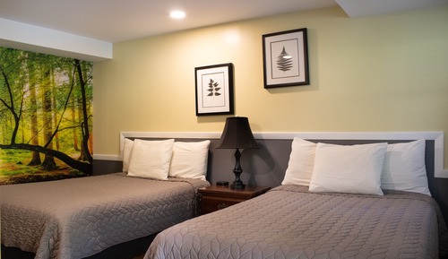 Standard Room, 2 Double Beds, Non Smoking, Private Bathroom (Dog Friendly)