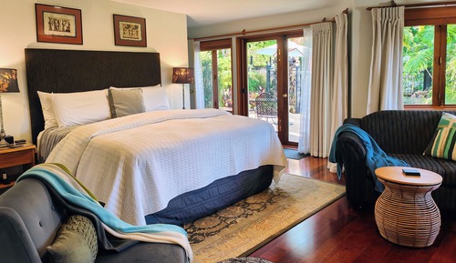 Premium Double Room, 1 King Bed, Pool Access, Garden Area