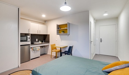 Studio, 1 double bed