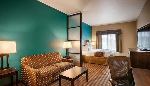 Suite, 1 King Bed, Non Smoking, Refrigerator & Microwave (with Sofabed)