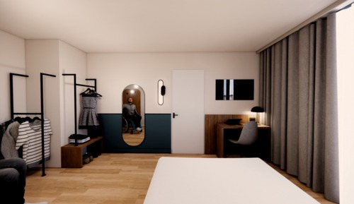 Room, 1 Queen Bed, Mobility Accessible