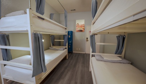 Private 4-Bed Dorm with Shared Bathroom