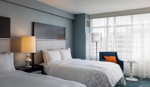 Room, 2 Double Beds, City View