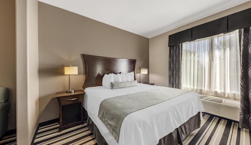 Suite, 1 King Bed, Non Smoking, Refrigerator & Microwave (Larger Room;with Sofabed)