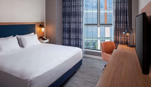 Room, 1 King Bed, Accessible, Bay View (Roll-In Shower)