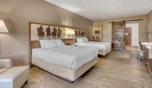 Suite, 2 Queen Beds, Non Smoking, Refrigerator & Microwave
