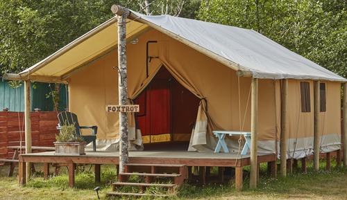 Luxury Tent, 1 King Bed, Patio
