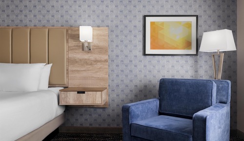 Standard Room, 1 King Bed, Accessible, Refrigerator & Microwave (Walk-in Shower)