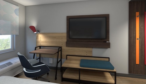Room, 1 King Bed (Mobility & Hearing, Roll-In Shower)