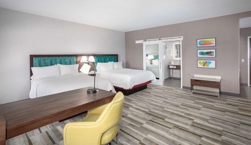 Studio, 2 Queen Beds, Non Smoking, Refrigerator & Microwave