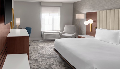 Room, 1 King Bed, Accessible (Mobility & Hearing, 3x3 Shower)
