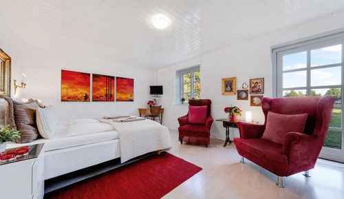 Double Room, 1 King Bed (Det Røde Dobbeltværelse)