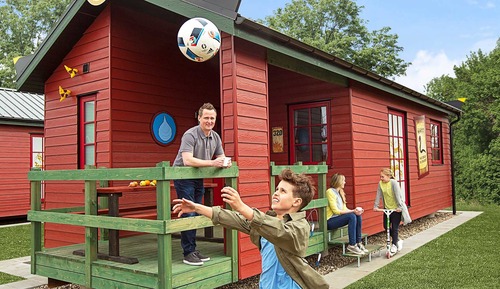 LEGO® NINJAGO® Cabin, Playground View (Linen Excluded)