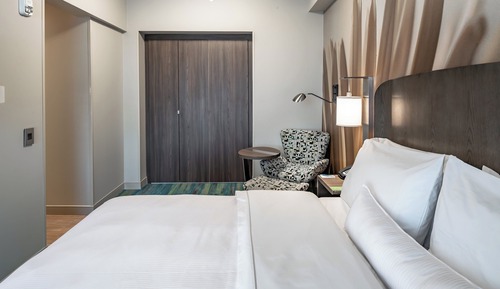 Executive Suite, 1 King Bed with Sofa bed (Mobility/Hearing Access, Roll-in Shwr)