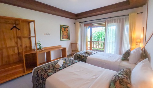 Economy Double or Twin Room, Private Bathroom, Partial Ocean View