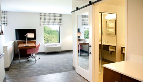 Studio, 1 King Bed, Refrigerator & Microwave