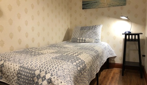 Standard Single Room, 1 Twin Bed, 1 Double Bed, Shared Bathroom