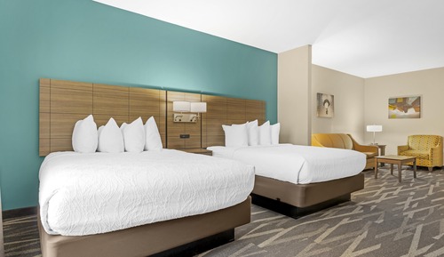 Suite, 2 Queen Beds, Non Smoking, Refrigerator & Microwave (with Sofabed)
