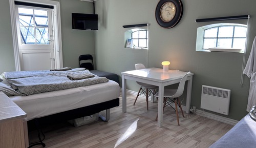 Standard Double Room, 1 Queen Bed with Sofa bed, Shared Bathroom, Ground Floor