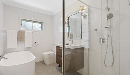 Waterfront Hamptons Style Holiday Home