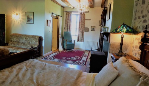 Luxury Quadruple Room, 1 Bedroom, Balcony, Garden View