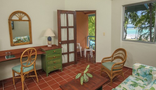 Double with partial sea view