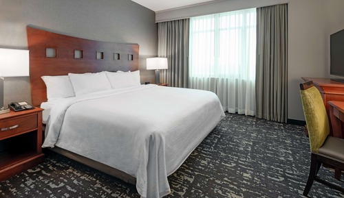 Suite, 1 King Bed, Accessible (Mobility & Hearing, Roll-in Shower)