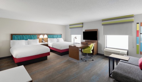 Studio, 2 Queen Beds, Non Smoking, Kitchen