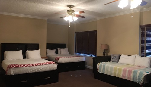 Family Studio Suite, Multiple Beds, Refrigerator & Microwave