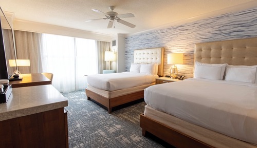 Room, 2 Double Beds, City View (High Floor)