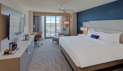 One King Bed Superior Corner Room Ocean View