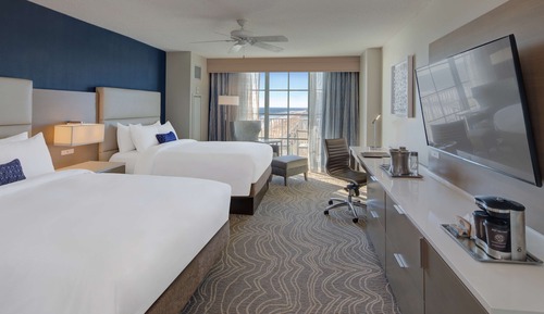 Superior Room, 2 Double Beds, Partial Ocean View