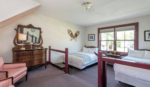 Economy Double Room, 2 Double Beds (Room #6, Shared Bathroom)