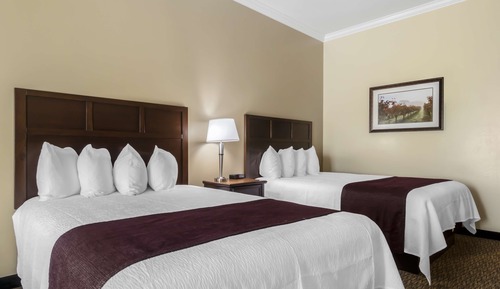 Standard Room, 2 Queen Beds, Non Smoking, Refrigerator & Microwave