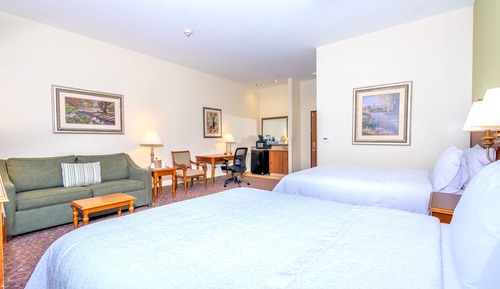 Studio, 2 Queen Beds, Non Smoking (with Sofa bed)