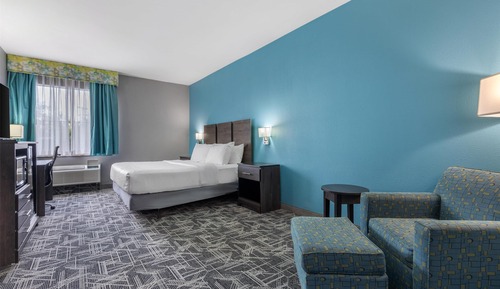 Standard Room, 1 King Bed, Accessible, Refrigerator & Microwave