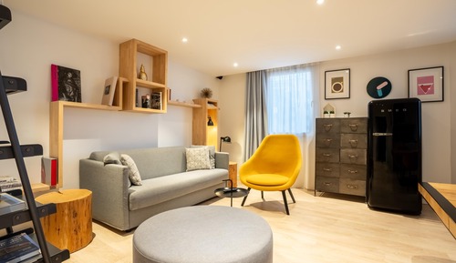 Suite, 1 King Bed with Sofa bed