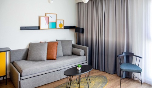 Studio for 3 People, with Balcony