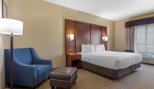 Standard Room, 1 King Bed, Non Smoking, Refrigerator & Microwave