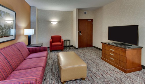 Suite, 2 Queen Beds, Accessible (Sofa Sleeper, Roll-in Shower, 2 Rooms)