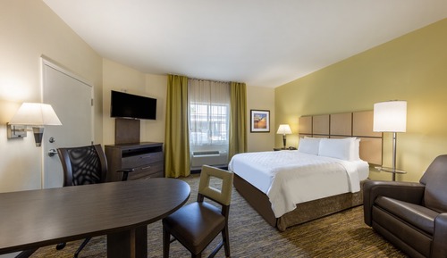 Studio Suite, 1 Queen Bed, Kitchen
